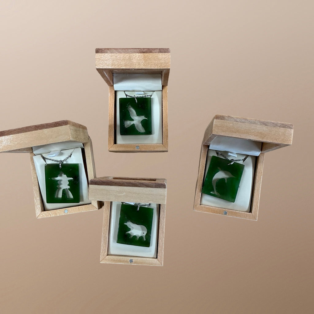 Jade Square Assorted Necklaces