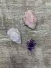 Wire Wrapped Gemstone Arrow Head Pendant