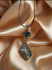 Abalone Necklace with a Jade Bead