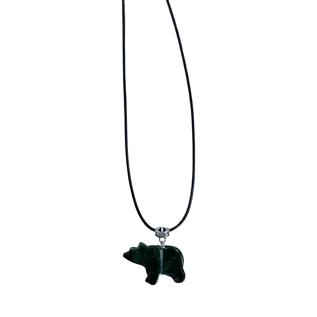 Jade Bear Necklace