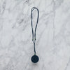Disk Obsidian Pendant