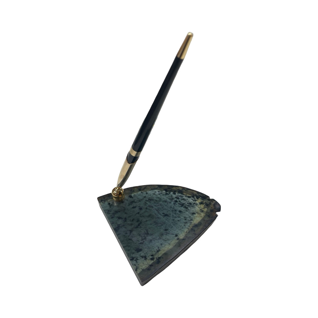 River Boulder Jade Pen Holder