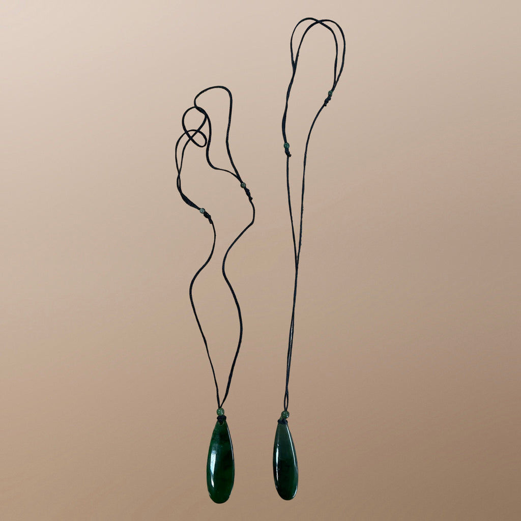 Jade Teardrop Necklace