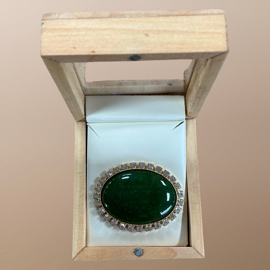Jade Brooch