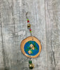 Jade City Creations- Wood Rounds Christmas ornaments