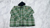 Green Plaid Flannel Quilted Jacket