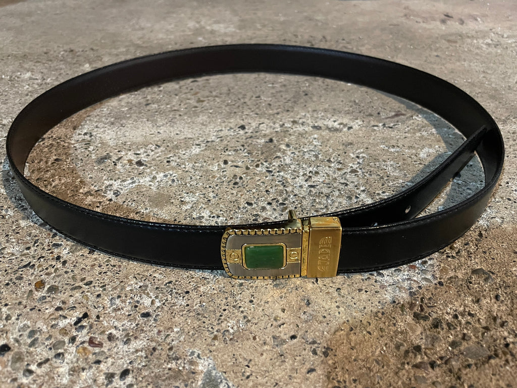 Jade Belt Buckle with Belt