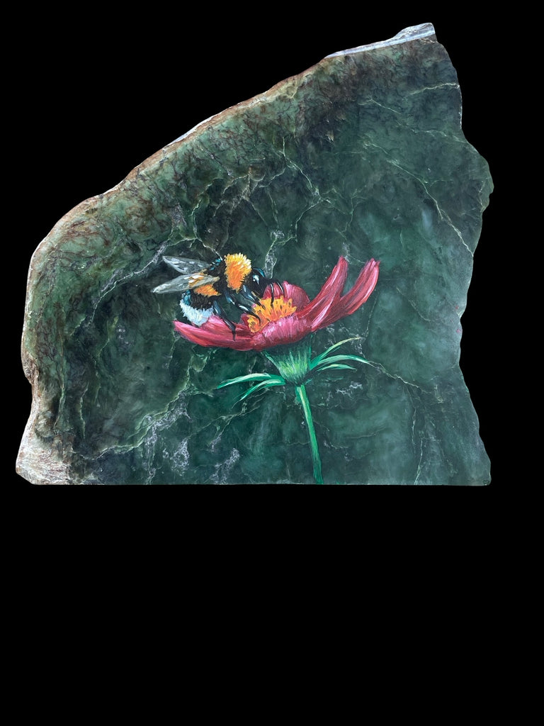 Bumblebee on Jade