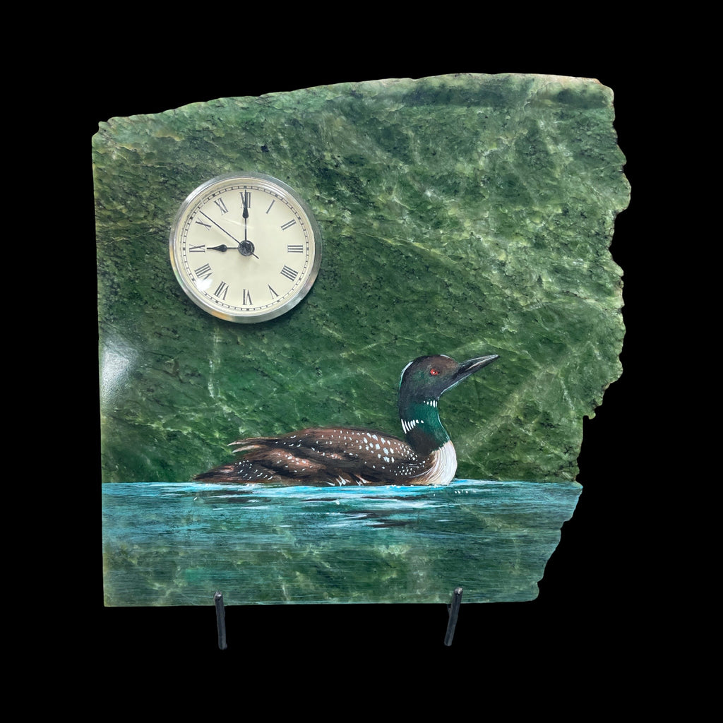 Loon and Jade Clock