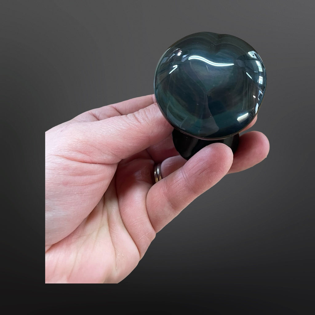 Rainbow Obsidian Paperweights