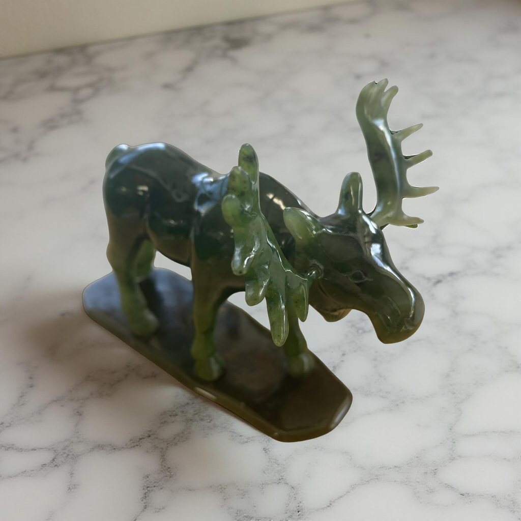 Jade Moose with base