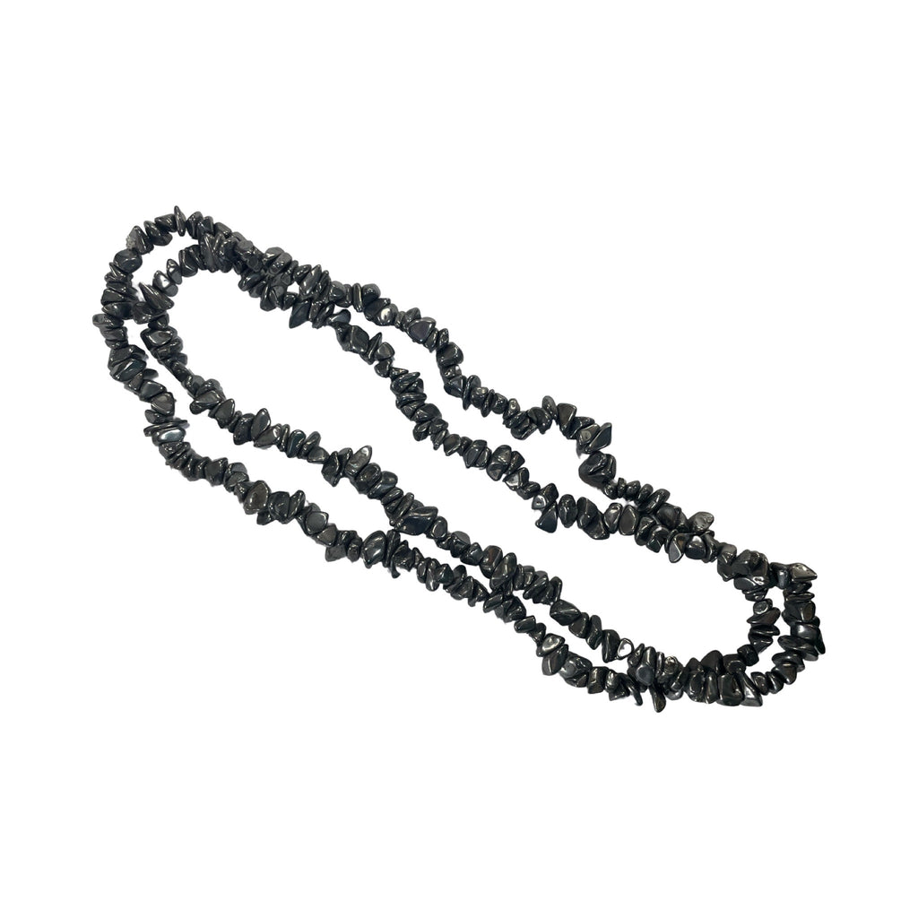 Hematite Chip Beaded Necklace