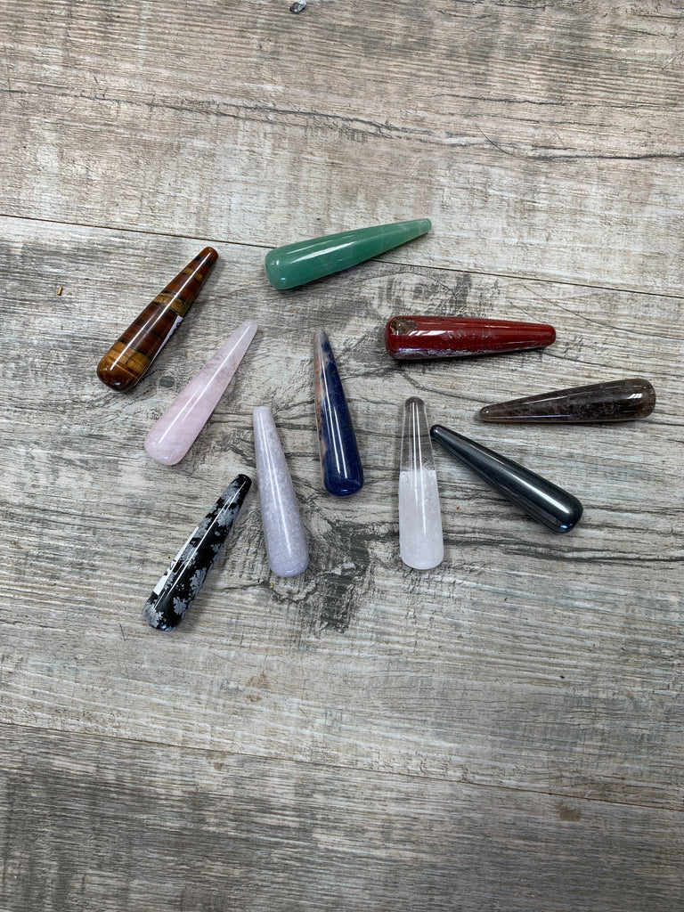Variety of Gemstone Wands