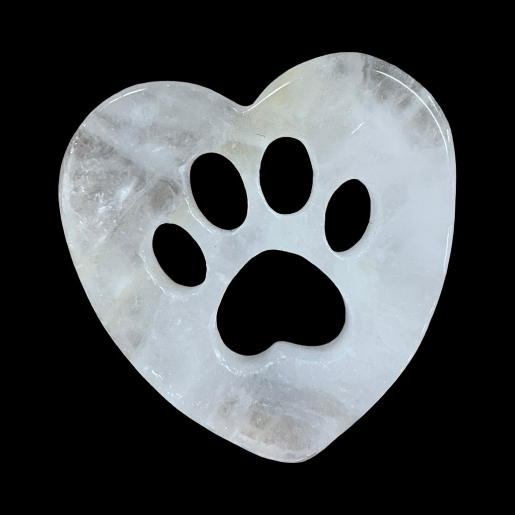 Heart Dog Paw Medallion