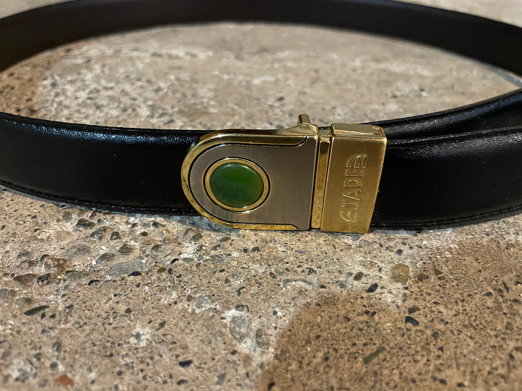 Jade Belt Buckle with Belt