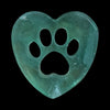 Heart Dog Paw Medallion