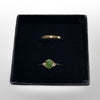 Jade Oval Ring with CZ