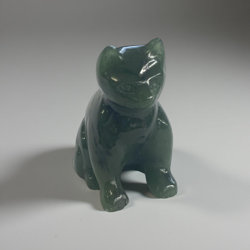 Jade Sitting Cat