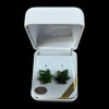 Jade Maple Leaf Studs