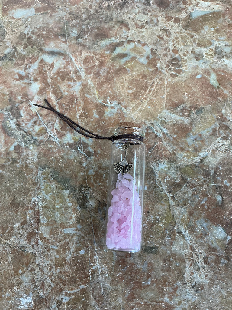 Gem Bottle with Charm - sold individually