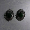 Jade Vintage Swirl Earrings