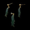 Jade Salmon Earring and Pendant