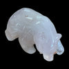 Rose Quartz Bear with a Rhodonite Fish