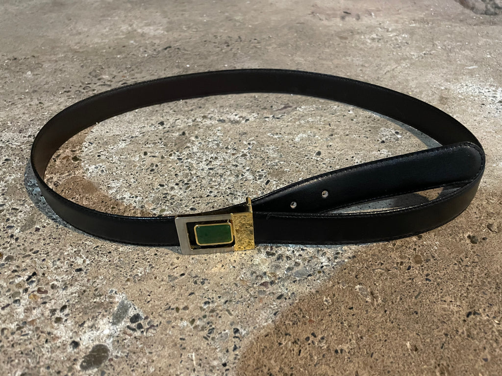 Jade Belt Buckle with Belt