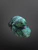 Stone Sloth - Amazonite or Zoisite with Ruby