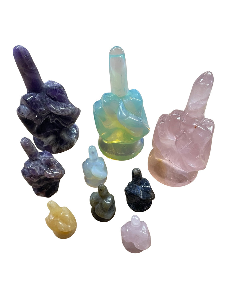 Middle Finger Carving
