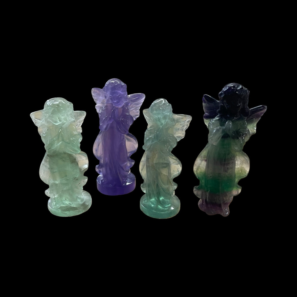 Fluorite Angel Statue