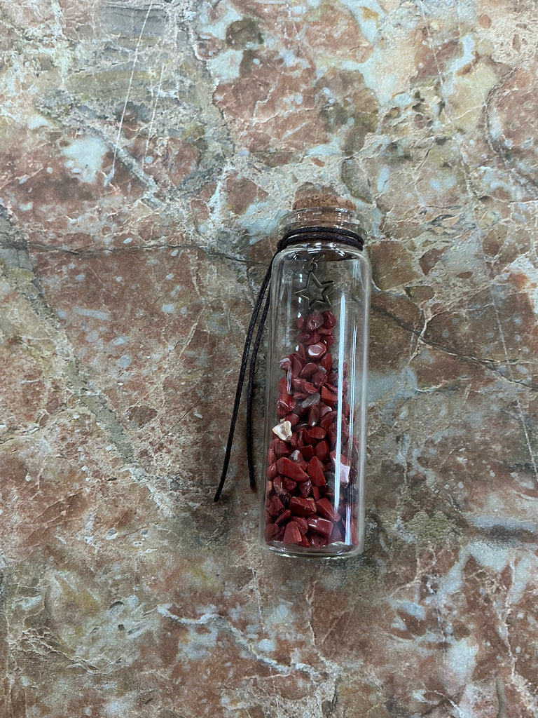 Gem Bottle with Charm - sold individually