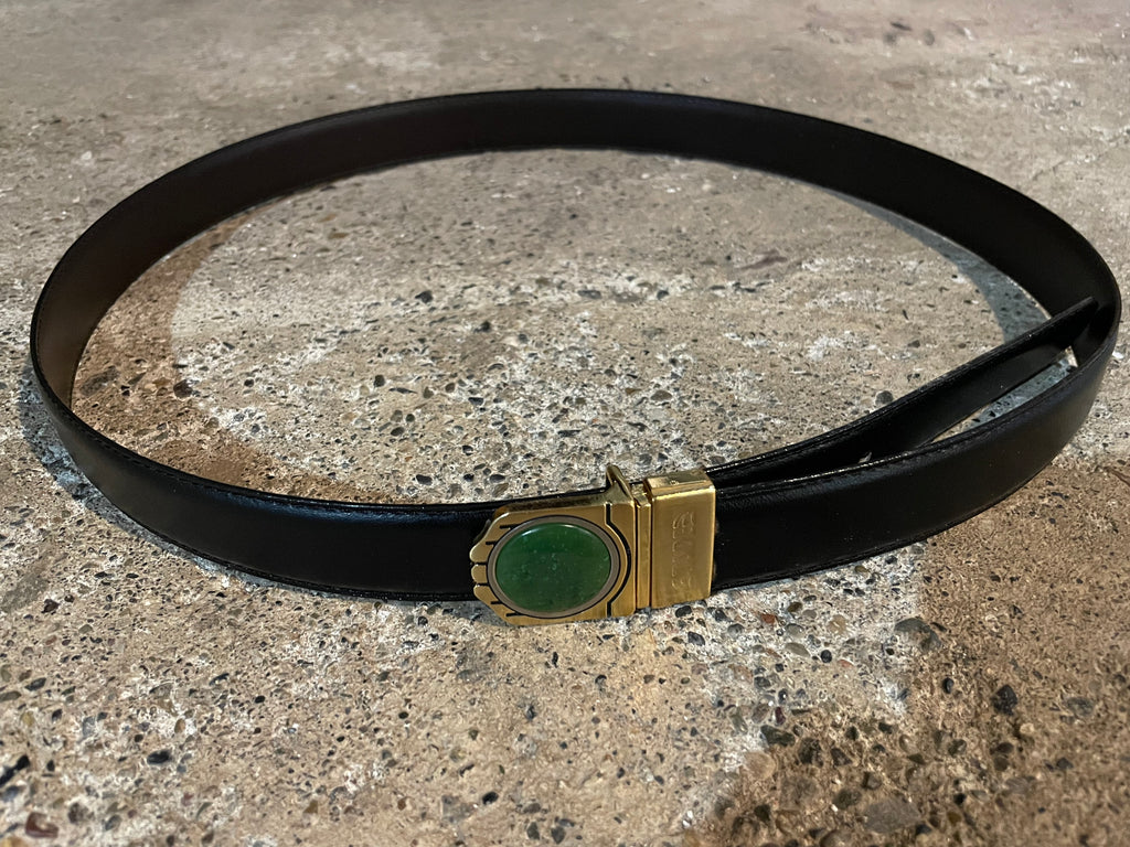 Jade Belt Buckle with Belt