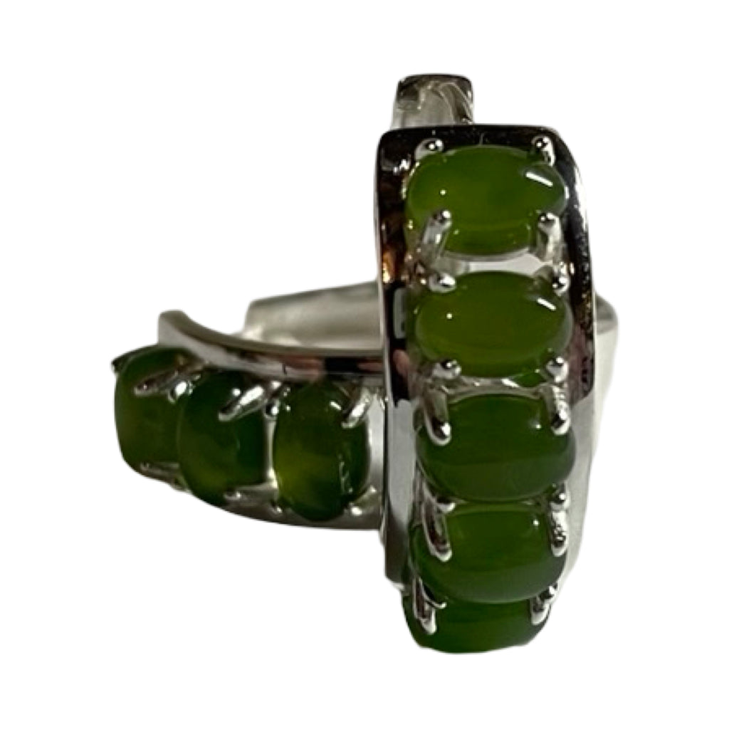 Jade “Hoop” Earrings