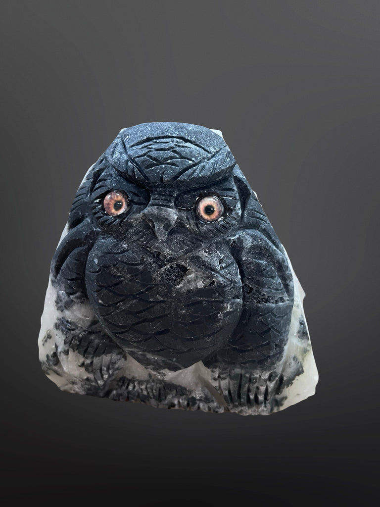 Quartz Owl Paperweight