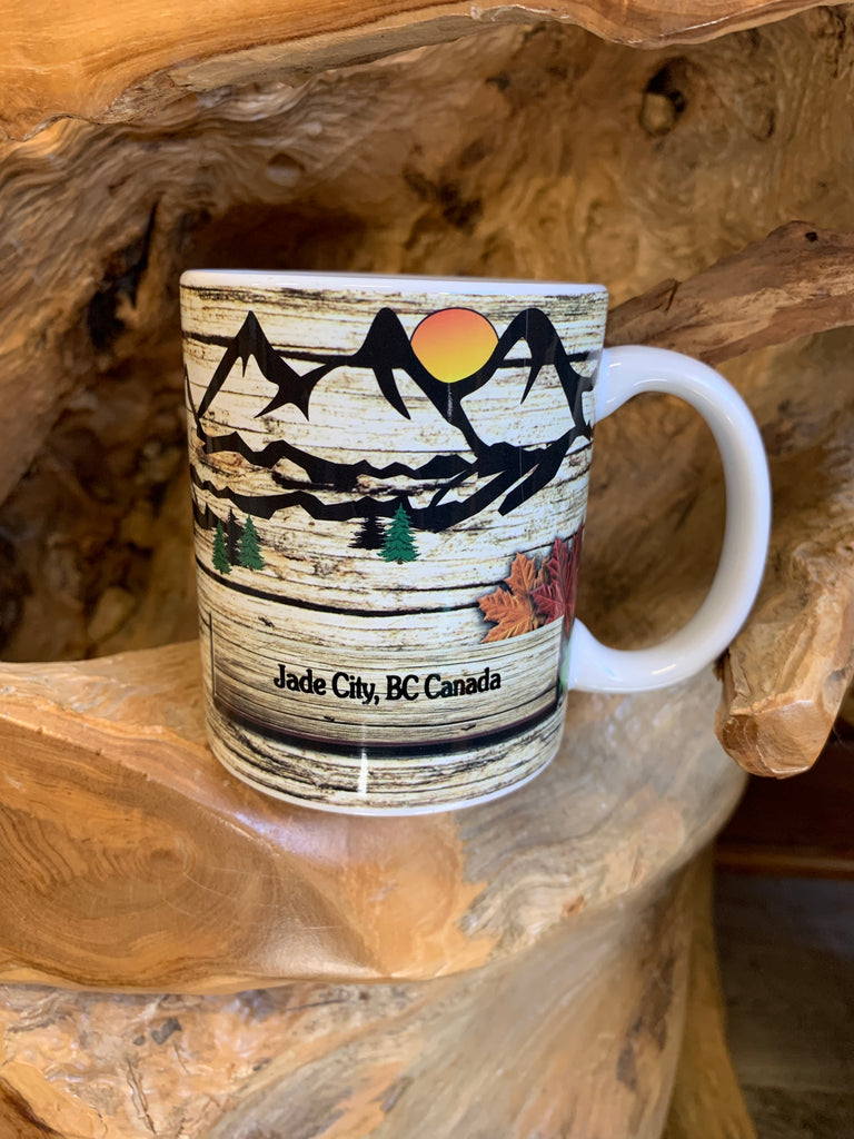 Jade City Maple Leaf Mug