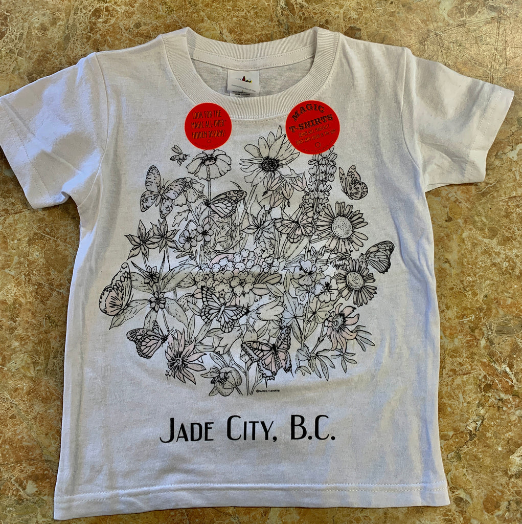 Magic Shirts - bear or wildflower design that changes colour in the sun!