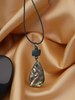 Abalone Necklace with a Jade Bead