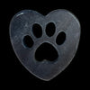 Heart Dog Paw Medallion