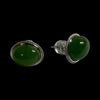 Jade Oval Stud