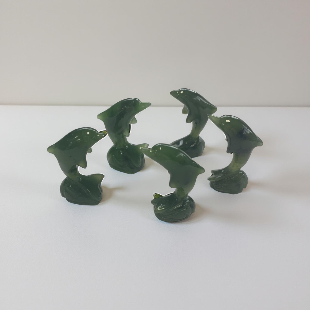 Jade Dolphins Small Size