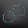 Blue Jade Barrel Bead Bracelet