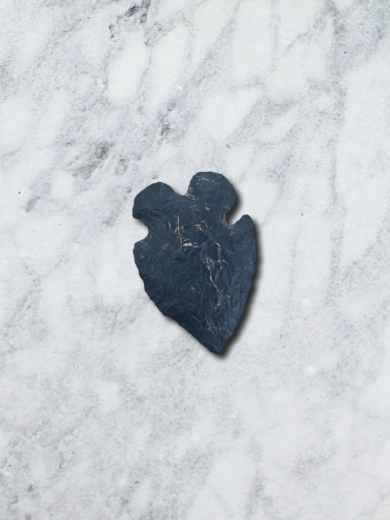 Arrowhead Ancient Obsidian Pendant