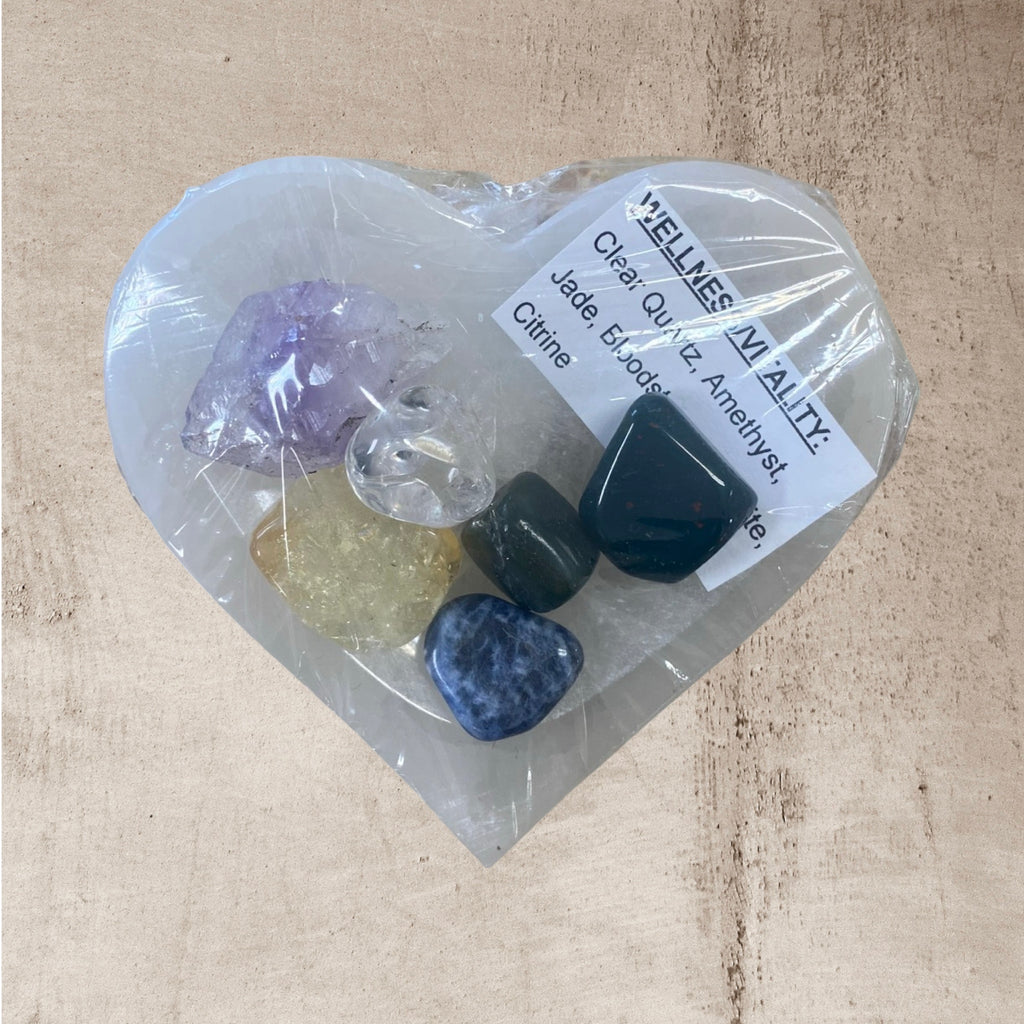Selenite healing crystal bowls