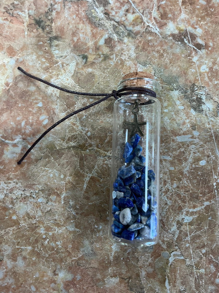 Gem Bottle with Charm - sold individually