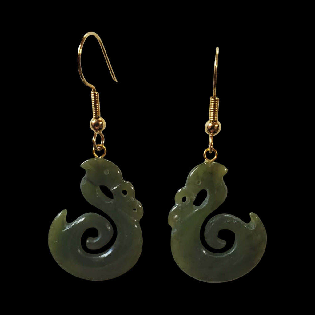 Jade Manaia Earrings