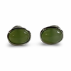 Jade Stud Earrings - oval and round styles