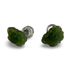 Vintage jade Floral Stud Earrings