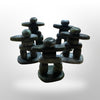 Jade Inukshuk with Base, matte finish