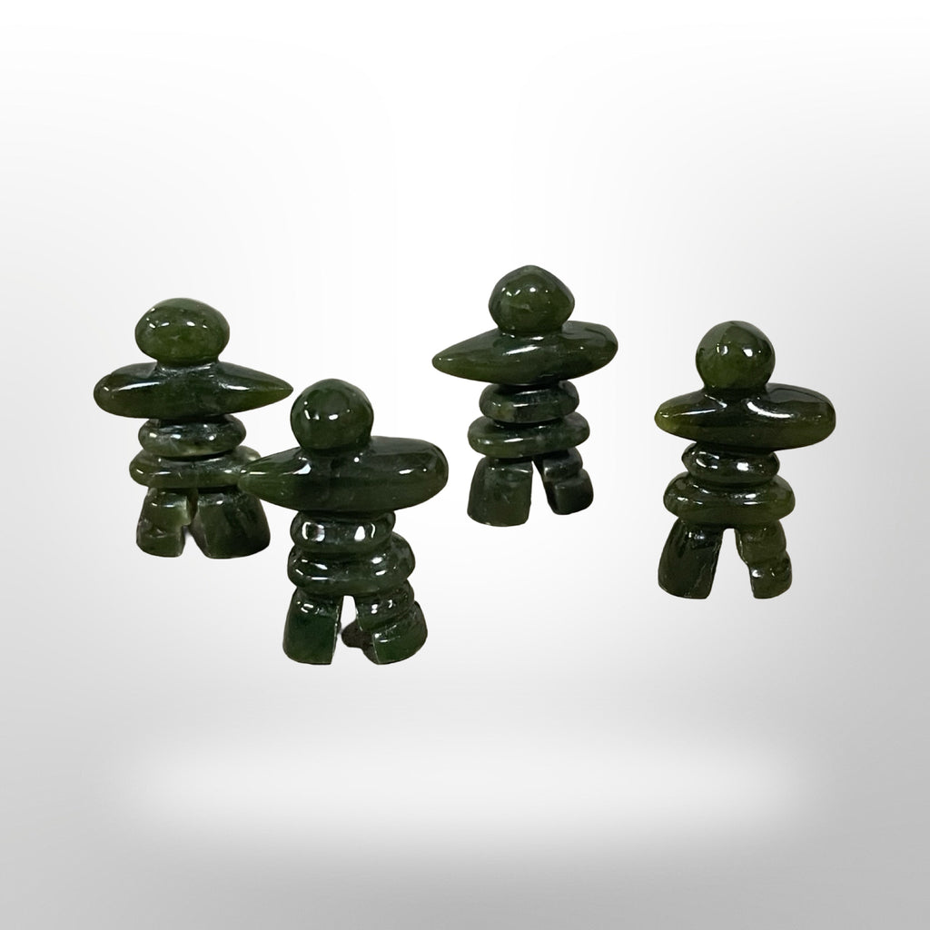 Jade Inukshuk, glossy finish